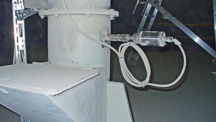 Cement mass flow measurement