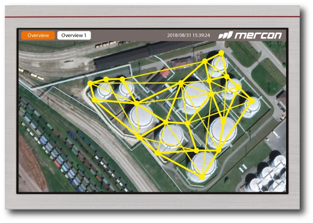 Leak detection system screen