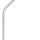 Hygenic Eclipse® 705 with bent rod probe for tank shape