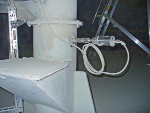 Cement mass flow measurement