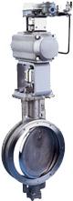 Butterfly control valves